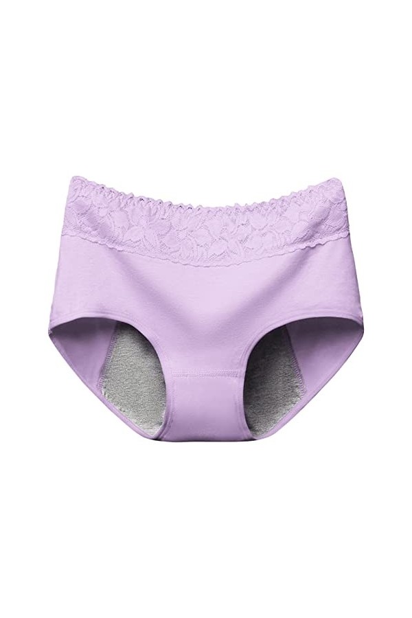 Sous-vêtements menstruels post-partum Sous-vêtements menstruels Femmes Bas de bikini Taille haute Menstruation Slip Saignemen