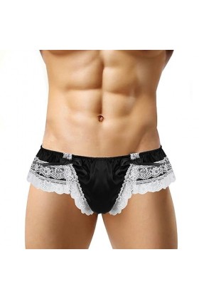 WSZJLN sous-vêtements Sexy en Dentelle pour Hommes String avec Pochette Ouverte Jockstrap sous-vêtements pour Hommes&nbsp;&nbsp;&nbsp;Linger