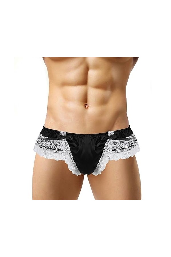 WSZJLN sous-vêtements Sexy en Dentelle pour Hommes String avec Pochette Ouverte Jockstrap sous-vêtements pour Hommes&nbsp;&nbsp;&nbsp;Linger