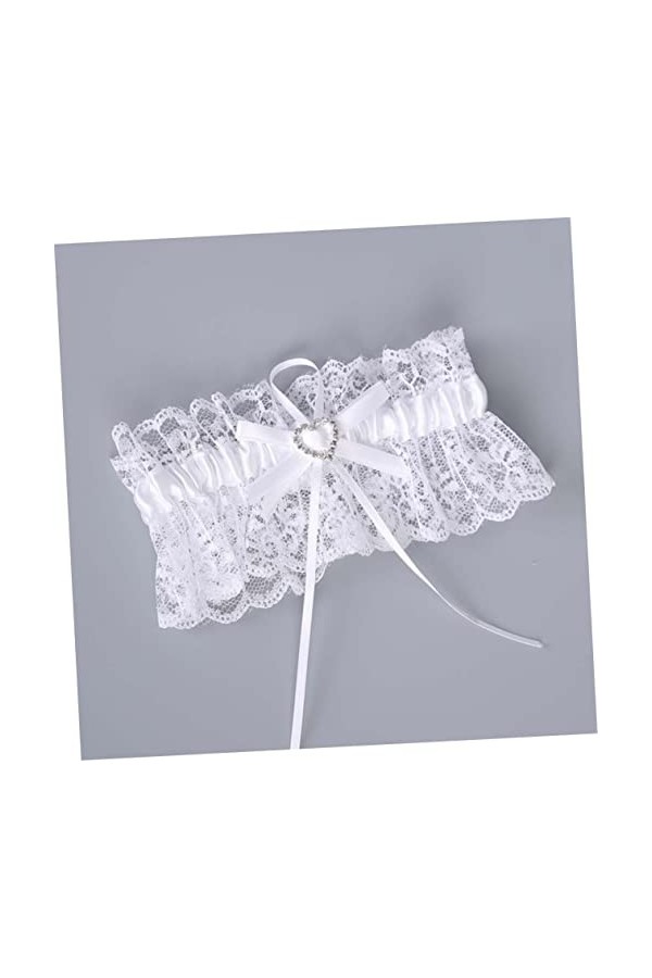 Abaodam Jarretière De Mariage Femmes Dentelle Jarretière pour Le Mariage Stretch Dentelle Jarretière Mariage Dentelle Jarreti