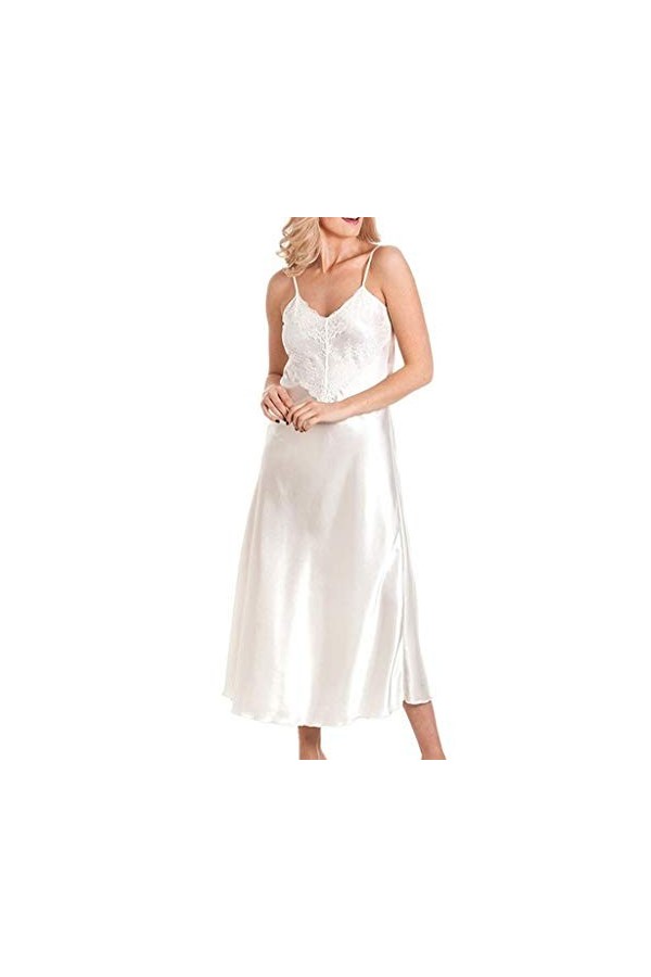 Lingerie Sexy Femme Coquine Hot sous Vetements Feminins Sexy Chemise De Nuit Patchwork en Dentelle Robe Longue Ensemble Linge