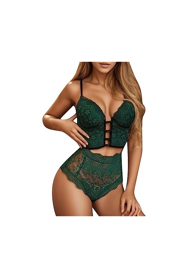 Lingerie Sexy Femme Coquine Hot Lingerie Femme Dentelle Chemise De Nuit sous Vetements Feminins Sexy Lingerie Culotte Ensembl