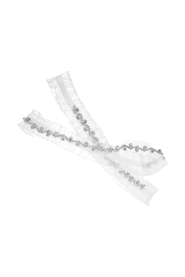 LIFKOME 2 Pièces Jarretière De Mariage Mariée Jarretelles En Dentelle Pour Femmes Porte-jarretelles De Mariage Harnais De Jam