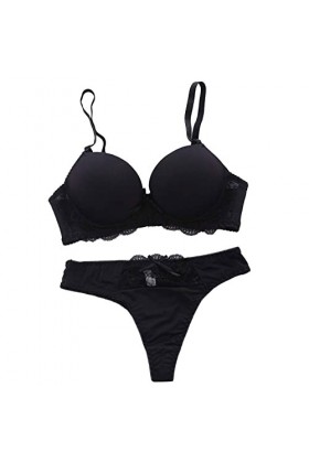 MODSGUE Costume de femme de ménage avec string érotique - Sexy - Pour clubwear - Soutien-gorge push-up et slips - Pour annive