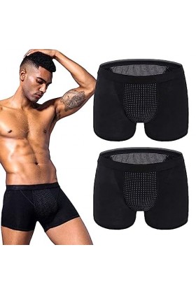 NNBWLMAEE Royalprestige Prostate Magnetic Therapy Boxer Briefs, Prostate Magnetic Therapy Performance Boxer Briefs for Men X