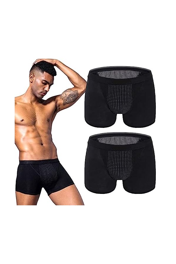 NNBWLMAEE Royalprestige Prostate Magnetic Therapy Boxer Briefs, Prostate Magnetic Therapy Performance Boxer Briefs for Men X