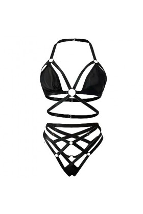 LEBENSWERT Dessous Femme Lingerie Sexy Pour Femme Pour Sexe Fashion Jarretelles Dentelle Lingerie Transparente Nuisette sexy 