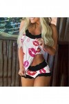 Zannycn Ensemble de lingerie sexy pour femme - Licol - Tenue de strip-teaser - Ensemble de lingerie sexy en dentelle - Linger