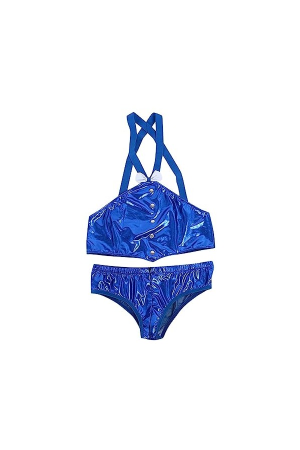 Ensemble érotique pour homme Sissy Lingerie entrejambe String pour homme Slip Tanga Hommes Sous-vêtements érotiques Confortab