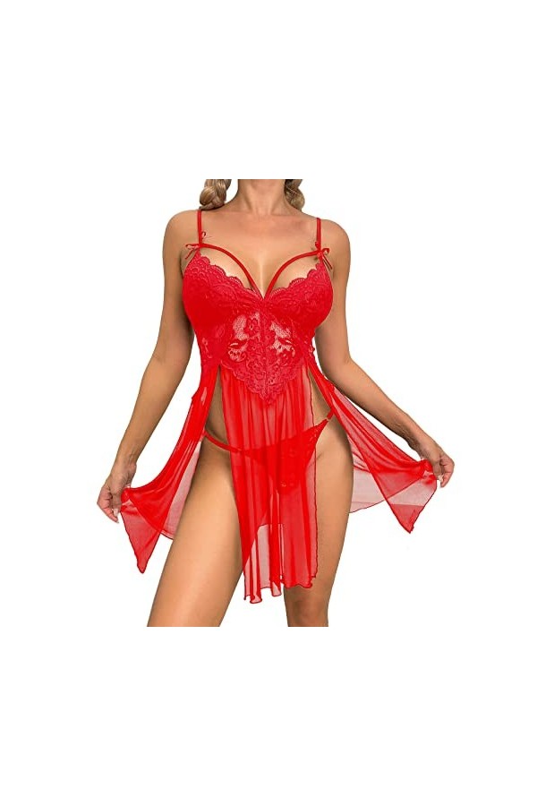 String pour femme - Lingerie sexy - Sous-vêtements pour femme - Sous-vêtements de qualité supérieure - Chemises de nuit - Hip