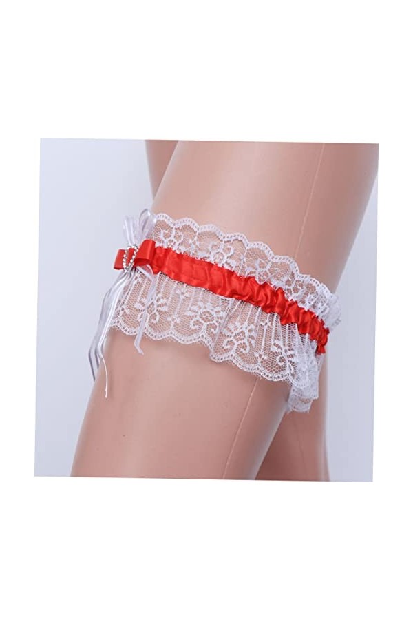 SOIMISS Jarretière en Dentelle Élastique Dame Dentelle Jarretière Jarretière en Dentelle De Mariage Jarretière De Fleurs Jarr