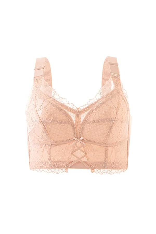 2023 New y/2k Style Lingerie sous-vêtement Sexy en Dentelle froncée pour Femmes avec Bretelles de Soutien-Gorge sans Armatur