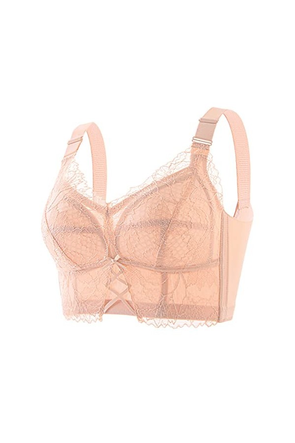 2023 New y/2k Style Lingerie sous-vêtement Sexy en Dentelle froncée pour Femmes avec Bretelles de Soutien-Gorge sans Armatur
