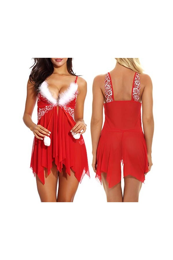 Générique Ensemble de Lingerie Sexy en Dentelle pour Femme Soutien Gorge et Culotte Ensemble de sous Vêtements Érotiques Dess