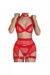 Lingerie Femme Sexy Ensemble Homme Sexy Hot y.2k Femmes Acier G-String Ceinture Cou Lingerie Anneau Maillage sous-vêtements j