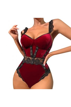 Lingerie Femme Sexy Ensemble Homme Sexy Hot y*2*k Womens Large Temperament Velvet Lace Thin Sexy Solid Sexy Sexy Suit Lingeri
