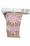 SOIMISS 2 Pièces Jarretières pour La Mariée Jarretière De Mariage Dentelle Mariée Jarretière Fleur Dentelle Jarretière Jambe 