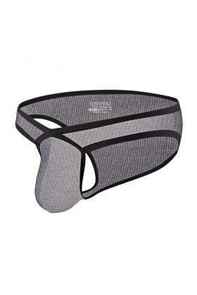 MACIUM Jockstrap Homme Sexy Pantalon Triangle Homme Sexy Taille Basse Bikini Respirant Près du Corps sous-vêtement Sexy Homme