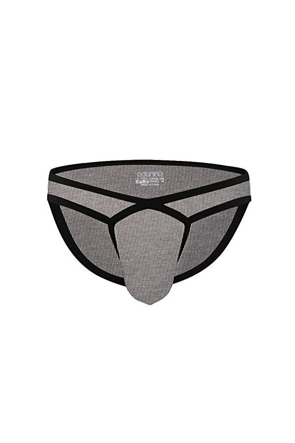 MACIUM Jockstrap Homme Sexy Pantalon Triangle Homme Sexy Taille Basse Bikini Respirant Près du Corps sous-vêtement Sexy Homme