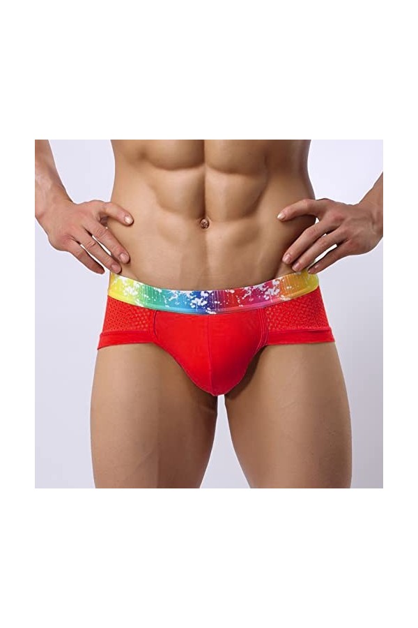 Sous-vêtements chauds pour homme - Sous-vêtements rétro de qualité supérieure - Sous-vêtements pour homme - Avec empiècement 