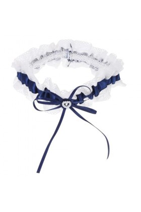 Abaodam Jarretière Jambe Anneau Femmes Jarretière Ceinture De Mariage Strass Jarretière Bleu Jarretières De Mariage Cristal P