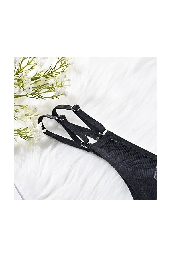 Nuisette Sexy Femme Grande Taille Femmes grande taille Sexy sous-vêtements dentelle Sexy Onesie Passion combinaison body sous