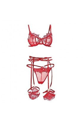 Lingerie Forme V Sexy Dentelle Évider Sculpté Sangle sous-Vêtements Ensemble Bretelles Dentelle Lingerie Sexy Lingerie Linger