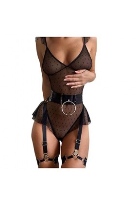 Lingerie Femme Sexy Ensemble Homme Sexy Hot y*2*k Femmes Sexy Lingerie Camisole Dentelle Combinaison Transparente Dentelle Co