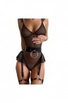 Lingerie Femme Sexy Ensemble Homme Sexy Hot y*2*k Femmes Sexy Lingerie Camisole Dentelle Combinaison Transparente Dentelle Co