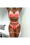 Lingerie Femme Sexy Ensemble Homme Sexy Hot y*2*k Mode féminine Pure Color Bandage Mesh Splicing sous-vêtements Sexy avec des