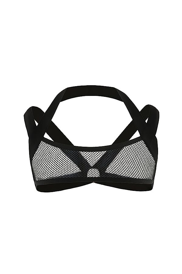 String Homme Sexy Hot Dentelle Slips Boxer Mens Bodybuilding Bandoulière Discothèque Disco Muscle Grande Ceinture Élastique P