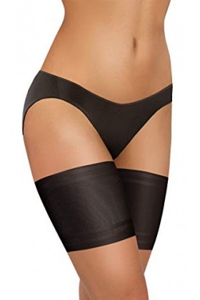 sesto senso Bandes de Cuisses Protège-Cuisse Elastiques Antidérapant Silicone Bande Lisses Noir 60-65 M