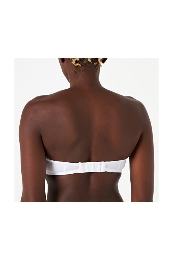Selene Soutien-Gorge Joanna, Bonnet C Bretelles Multipositions Amovibles - Blanc, 105C