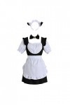 liaddkv Chemise de nuit sexy pour femme - Uniforme - Sexy - Costume de passion - Cosplay - Lingerie en latex, Blanc., taille 