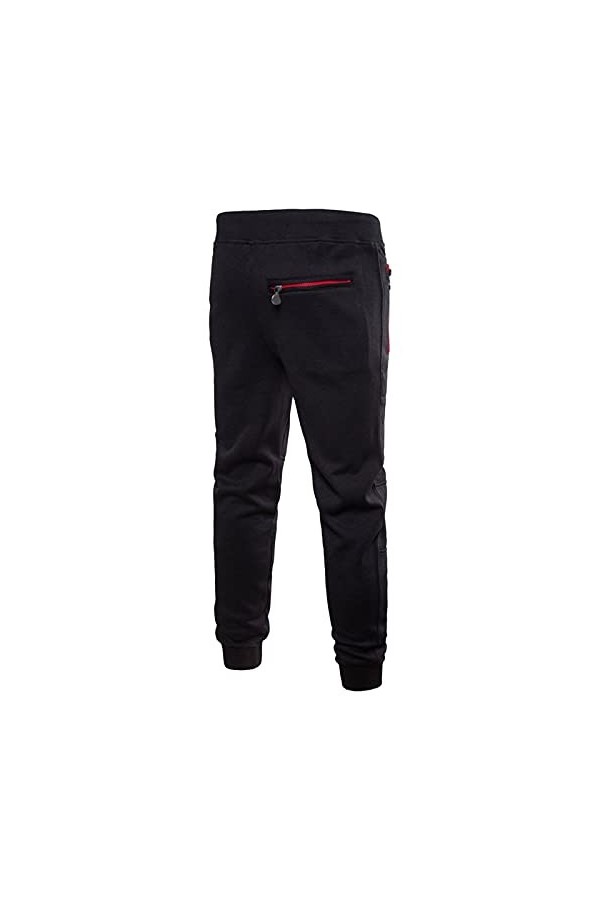 CUTeFiorino Pantalon classique pour homme - Style décontracté - Avec poche, Noir , L