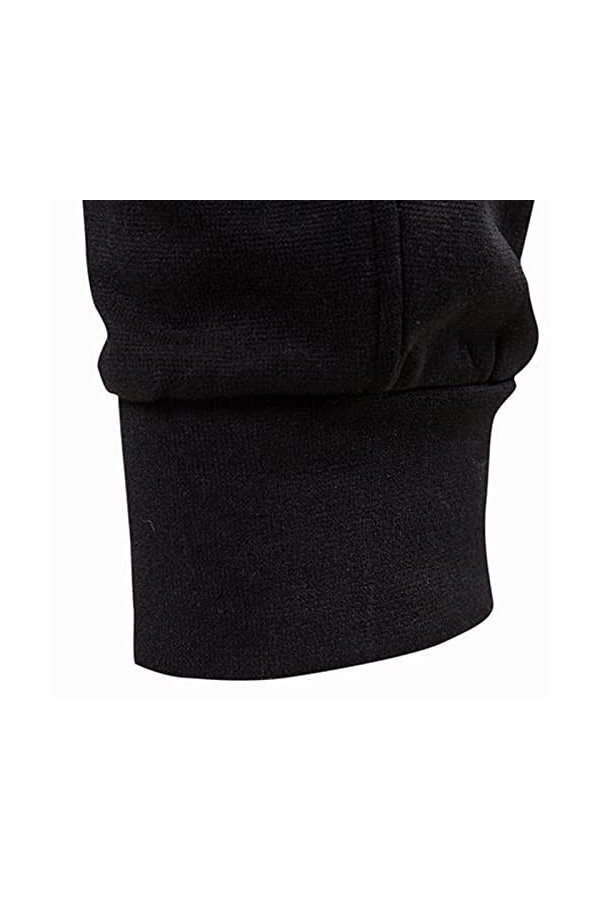 CUTeFiorino Pantalon classique pour homme - Style décontracté - Avec poche, Noir , L