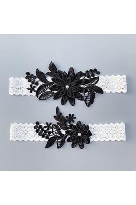 Jarretière de mariée en dentelle bleue, jarretière de mariage en dentelle, jarretière élégante, cadeau de fête prénuptiale, a