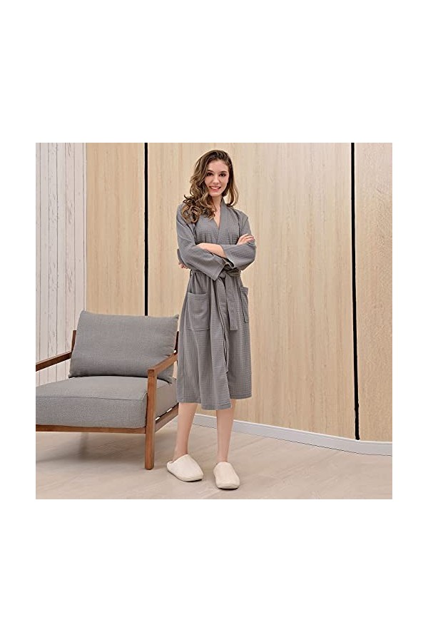 Sous-vêtements sexy en latex - Long cardigan - Pour hôtel - Pour la maison - Peignoir de bain - Chemise de nuit - Lingerie - 