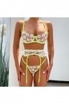 Lingerie Femme Sexy Ensemble Homme Sexy Hot y*2*k Femmes à la Mode Sexy Dentelle Fleur Sexy Lingeriet serré Sexy sous-vêtemen