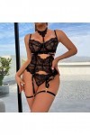 Lingerie Femme Sexy Ensemble Homme Sexy Hot y*2*k Femmes Mode Sexy Dentelle Cils Dentelle Cou Boucle Lingerie Sexy Combinaiso