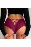 Culottes Femme Dentelle sous-Vetements Ouvert String Sexy Panties Chic Pas Cher Confortable Transparente Taille Hot Thong Ero