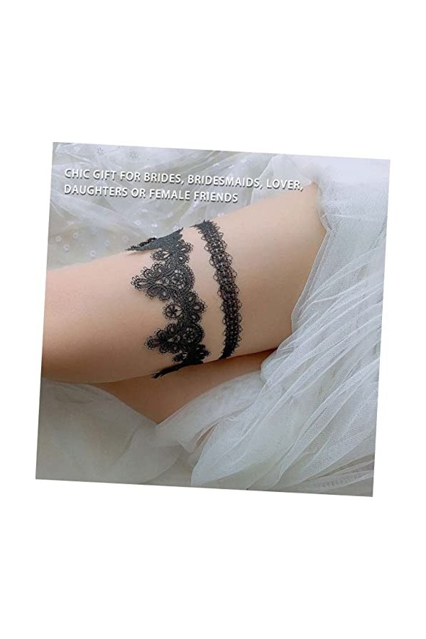 Adorainbow 2 Pièces Jarretière De Mariée Jarretières De Mariée Jarretelles De Mariage Mariée Jarretière Accessoires De Mariag