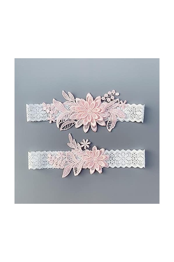 Jarretière de mariée en dentelle bleue, jarretière de mariage en dentelle, jarretière élégante, cadeau de fête prénuptiale, a