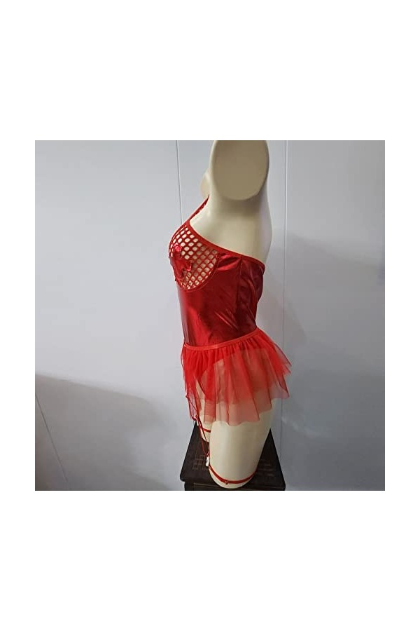 Saingace Tenue Sexy Femme Coquine Hot Xxl Costume de Soubrette Sexy Femme en Dentelle, Lingerie Cosplay Femme de Ménage Coqui