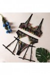 Lingerie Femme Sexy Ensemble Homme Sexy Hot y2*k sous-vêtements Amusants pour Femmes Sexy Voir à Travers Fleur Soutien-Gorge 