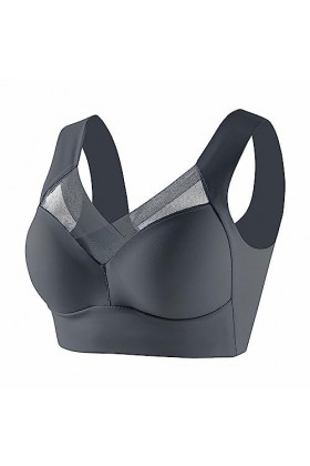 HANXIULIN Soutien-gorge femme dentelle bonnets souples bustier coupe sans couture soutien-gorge armatures soutien-gorge quoti