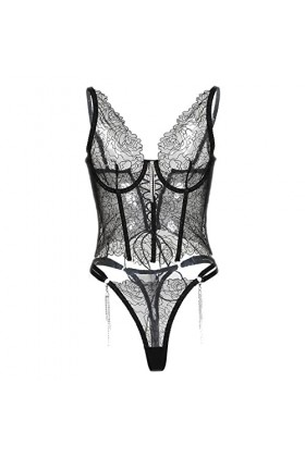 pour Sexy à la Mode et Sexy pour Femmes avec Petite Poitrine et Anneau en Acier réunis avec des sous-vêtements de Poitrine En