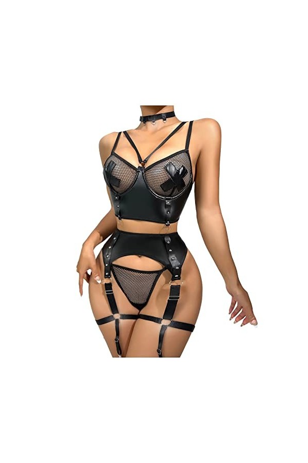 Sexy pour Extreme Sexy Dessous New Luxury Sexs Noir Couleur Femmes Sexy Jarretière Lingerie Sexe Soutien-Gorge Et Culotte Ens