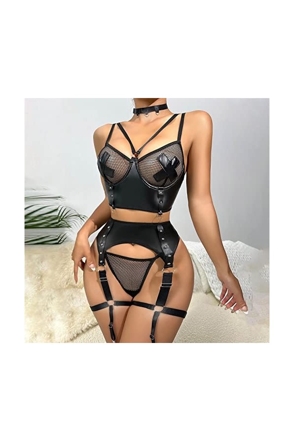 Sexy pour Extreme Sexy Dessous New Luxury Sexs Noir Couleur Femmes Sexy Jarretière Lingerie Sexe Soutien-Gorge Et Culotte Ens