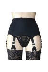 Yying Femmes Sexy Bretelles Rétro Vintage Style 6 Sangles 12 Griffes Porte Jarretelles Lingerie Jarretière Ceinture Accessoir
